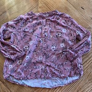 Zara Girls floral top size 5